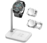AODUKE Universal Smart Watch Charging Base Stand for/Google/huawei/Garmin/Pixel/Diesel/Fossil/Fitbit/Skagen/Michael/Samsung Galaxy Watch Charger Station Holder Dock Bracket(02S-W)