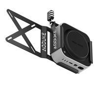 AODUKE with Combination Security lock 2024 Mac Mini M4 VESA Computer Monitor Mount Bracket for Anti-theft Server Rack Extension Plate Adapter, Compatible 75X75/100X100MM Hole distance-AJM4GS-BM