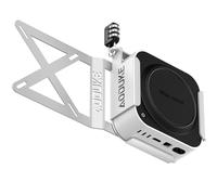 AODUKE with Combination Security lock 2024 Mac Mini M4 VESA Computer Monitor Mount Bracket for Anti-theft Server Rack Extension Plate Adapter, Compatible 75X75/100X100MM Hole distance-AJM4GS-BW