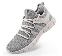 AOE Fashion Women Hiking Shoes Ultralight Breathable Mesh Tennis Shoes Non Slip Athletic Workout Gym Sneakers, Starry sky light grey, 37.5/38.5 EU