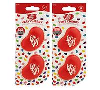 AoE Performance Pack Of 2 Jelly Belly Very Cherry Mini Vent 3D Gel Duo Pack Air Freshener Car