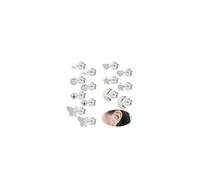 AoedeJ 7 Pairs Cartilage Earrings for Women Hypoallergenic Surgical Stud Earring Set with Secure Flower Backs Ear Studs Piercing Jewelry