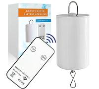 Aoedelyart Disco Ball Motor Wind Spinner Hanging Display Motor Rotating Motor,Garden Decor Motor for Mirror Ball Wind Chimes,with Mini Remote Controller for Battery Operated Motor-20 RPM Medium Speed