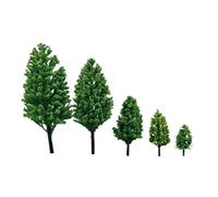 AOEGBY 4-12cm Mixed 50pcs Cypress Model Street Trees Mulberry Sand Table Mountain Platform Train Railway Layout(Color-01)