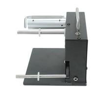 AOEGBY Label Rewinder Machine Automatic Label Rewinder, Barcode Label Two-way Rewinder, Self-adhesive Sticker Rewinding Machine AC 100-240V Automatic Label Rewinder