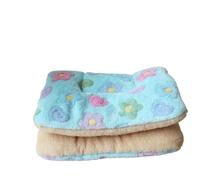 AOEGBY Reusable Dog Pads Pet Sleeping Mat Dog Bed Cat Bed Soft Plush Thickened Blanket Pad Washable Winter Warm Dot Star Pattern Blanket Pet Supplies Dog Training Pads(Color-03,38X57CM)