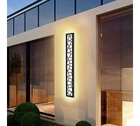 AOEH Outdoor Wall Lamp LED Black Sconce Modern Exterior Garden Light 20W Ip65 Waterproof Wall Lighting 3000K Indoor Aluminum Outdoor Porch Light for Terrace Garage,L60cm*