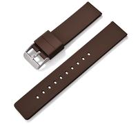 Aoeiwv FKM Rubber Watch Band Quick Release Fluororubber Strap 18mm 20mm 22mm Thin Soft Durable Sport FKM Rubber Watchband Replacement Band for Men Women