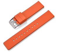 Aoeiwv FKM Rubber Watch Band Quick Release Fluororubber Strap 18mm 20mm 22mm Thin Soft Durable Sport FKM Rubber Watchband Replacement Band for Men Women