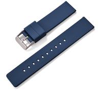 Aoeiwv FKM Rubber Watch Band Quick Release Fluororubber Strap 18mm 20mm 22mm Thin Soft Durable Sport FKM Rubber Watchband Replacement Band for Men Women