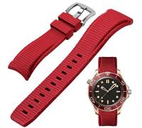 Aoeiwv FKM Rubber Watch Strap Curved End 20mm 21mm 22mm Quick Release Soft Durable Waterproof Sport FKM Replacement Strap Universal for Men and Women