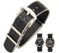 Aoeiwv Military Nylon Watch Band 20mm 22mm One-Piece Durable Waterproof Military Ballistic Nylon Watch Strap with Heavy Buckle Replacement Bands for Men Women