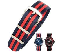 Aoeiwv Military Nylon Watch Band 20mm 22mm One-Piece Durable Waterproof Military Ballistic Nylon Watch Strap with Heavy Buckle Replacement Bands for Men Women