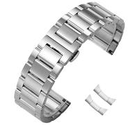 Aoeiwv Stainless Steel Watch Band Curved End 14mm 15mm 16mm 17mm 18mm19mm 20mm 21mm 22mm 23mm 24mm Watch Bracelet Polished Brushed Metal Watch Strap Replacement Band Men Women