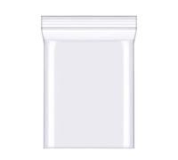 Aoen Clear Plastic Grip Seal Bags - Small, Sealable Ziplock Bags, 10*15cm, Ideal for Kitchen Storage, Jewellery, Cookies and Sweets Packaging