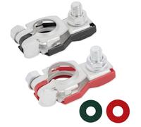 Aoerzn Premium Battery Terminal Connectors for Nissan, Positive and Negative 1 pair, Good Contact, Corrosion Resistance, Fits For 243407F000 243407F001