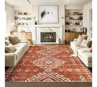 AOESELN 120x180cm Area Rugs, Moroccan Style Carpet, Machine Washable Rugs, Soft Low Pile Area Rug, Non Slip Rug for Living Room, Bedroom, Living Room Floor Carpets Stain Resistant Easy Care