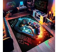 AOESELN 3D Print Gamepad Area Rug,Boys Bedroom Game Rug,60x110cm Gaming Area Rugs,for Children Soft Non-Slip Carpet,Machine Washable and Foldable,for Living Room,Game Room and Bedroom