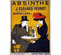 Aoevc French Absinthe Pernot Retro Travel Metal Tin Sign Home Decor 16x12 Inch