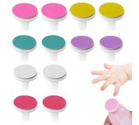 AOEVUIR 12 Pcs Electric Nail File Baby Replacement Pads Frosted Baby Nail Clippers Blades Suitable for Standard Baby Nail Files from 12 Months