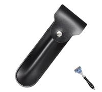 AOEVUIR Leather Case Razor Protection Travel Case for Leather Safety Razor's Double Edge Safety Case Cover with Felt Lining