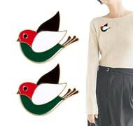 AOEVUIR Palestine Bird Pin, Palestine Flag Pin, Enamel Pins, Eagle Flag Lapel Pin, Bird Palestine Nation Pin