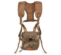AOFAR Binocular Harness Chest Pack with Adjustable Strap, Lightweight and Large Capacity, Bino Case for Hunting, Hiking, Shooting, Beige