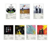 AOFCESQY Twenty One Pilots Album Cover Limited Edition Posters (Set of 7) Unframed 8in x 12in(20x30cm) Canvas Poster Bedroom Decor Landscape Office Room Decor Gift