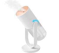 Aofesel Humidifier, 450ml Mini Wireless Desktop Cool Mist with 90° Rotatable Sprayer for Face, Plant, Home, Bedroom, Office, Rechargeable, 28dB Quiet, Night Light, 4-8 Working Hours, Auto-Off