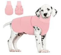AOFITEE Dog Anxiety Calming Hoodie, Thunder Jacket for Dogs Anxiety, Breathable Dog Calming Shirt for Fireworks, Thunder, Travel, Separation, Dog Hoodies for Noise Block & Ear Protection, XS