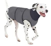 AOFITEE Dog Anxiety Vest, Dog Anxiety Calming Hoodie, Pet Thunder Jacket Calming Shirt for Fireworks, Thunder, Travel, Separation, Noise Block & Ear Protection Recovery