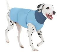 AOFITEE Dog Anxiety Vest, Thunder Jacket for Dogs Anxiety Extra-Large, Breathable Pet Calming Shirt for Fireworks, Thunder, Travel, Separation, Anti-Anxiety Pets Calming Vest with High Collar, XXL