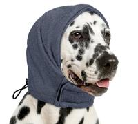 AOFITEE Dog Calming Hoodie, No Shake Ear Wraps for Dogs Anxiety Relief, Dog Ears Cover Noise Protection Pet Noise Cancelling Ear Muffs for Fireworks, Thunderstorms, Force Drying, Grooming