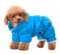 AOFITEE Dog Coat, Dog Winter Jacket, Fullbody Dogs Winter Coat Snowsuit, Waterproof Pet Puffer Jacket Snow Suit with Legs, Pet Fleece Vest, Cold Weather Coats for Small Dogs, L