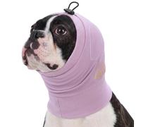 AOFITEE Dog Ear Muffs Noise Protection, Dog Noise Canceling Ear Wrap, No Shake Ears Wraps for Dogs with SoundProof Pads, Anxiety Relief Dogs Calming Hoodie Ears Cover for Firework, Thunder, Hematoma