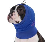 AOFITEE Dog Ear Muffs Noise Protection, Dog Noise Canceling Ear Wrap, No Shake Ears Wraps for Dogs with SoundProof Pads, Anxiety Relief Dogs Calming Hoodie Ears Cover for Firework, Thunder, Hematoma