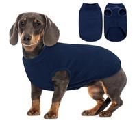 AOFITEE Dog Sweater- Warm Fleece Dog Sweater for Small Dogs, Stretchy Oli Fleece Pet Pullover for Boy Girl, Cozy Pet Sweatshirt for Fall Winter, Thermal Small Dogs Vest Indoor Outdoor, Blue S