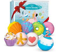Aofmee Bath Bombs - 8 Organic for Women Gifts Set, Fizzy Bubble Kids & Girls, Mothers Day Gifts, Christmas Birthday Valentines Her Secret Santa Women, 679.0 gram