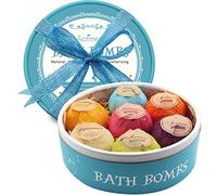 Aofmee Bath Bombs Gift Set, 7pcs Fizzies Spa Kit Perfect for Moisturizing Skin, Birthday Valentines Mothers Day Anniversary Christmas Best Gifts Ideas for Women, Mum, Girls, Her, Kids