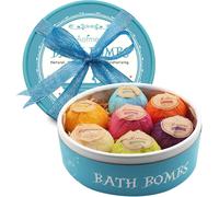 Aofmee Bath Bombs Gift Set, Fizzies Spa Kit Perfect for Moisturizing Skin - 7pcs