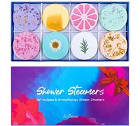 Aofmee Shower Steamers Aromatherapy - 8 Pack Shower Bombs Gift Set for Women and Men, Shower Tablets with Essential Oils for Relaxation, Pamper Self Care Spa Gifts Birthday Gifts for Mum or Wife