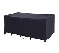 AOFOAE 200x90x80cm/LxWxH Cube Garden Furniture Covers Waterproof Anti-UV,Rectangular Table Cover,Rattan Patio Sofa Cover for Table and Chair Set,Outdoor Protection Against Dust & Weather