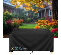 AOFOAE Garden Furniture Covers Waterproof 280x115x85cm/LxWxH Outdoor Patio Rattan Sofa Table and Chair Set Cover,420D Heavy Duty Oxford Fabric for Patio/Outdoor Furniture, Rattan Sofa, Garden