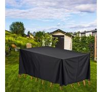 AOFOAE Outdoor Patio Furniture Cover Waterproof,Extra Large Garden Furniture Covers Waterproof 320x240x100cm/LxWxH Rectangular Rattan Furniture Covers,Outdoor Furniture Cover for Rattan Sofa Set