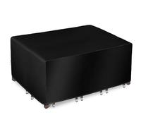 AOFOAE Square Table Cover Outdoor Waterproof 400x300x110cm/LxWxH Garden Furniture Covers Rectangular,600D Heavy Duty Oxford Fabric Large Patio Furniture Covers with Windproof Buckles