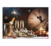 AOFOTO 10x7ft 2021 New Year Eve Dinner Table Decor Backdrop Celebration Luck Clevis Holiday Party Photography Background Champagne Glass Goblet Business Event Evening Reception Festival Photo Props