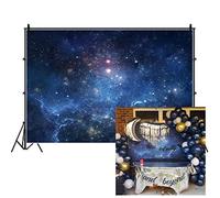 AOFOTO 5x3ft Fantastic Nebula Backdrop Aerospace Starry Sky Photography Background Universe Galaxy Cosmos Outer Space Milky Way Science Fiction Photo Studio Props Vinyl Wallpaper Child Kid Portrait