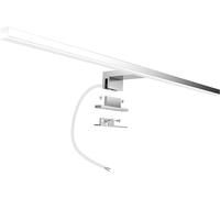 Aogled Led Mirror Light Bathroom 10W 820LM 60cm 230V 4000K,Stainless Steel 3-in-1 IP44 Class II Slim 300mm Bath Mirror Lamp,No Flicker, Mirror Front/Cabinet/Wall Lighting Neutral White 600mm