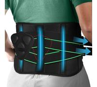 AOGOE Back Support Belt for Men Women, Lower Back Pain with 5 Metal Stays, Back Brace with 3D Lumbar Pad for Sciatica,Scoliosis, Herniated, Breathable Lumbar Support Belt for Daily Work & Activity 2XL
