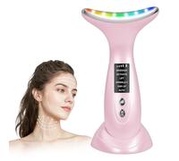 AOGOE Face Massager, Electric Anti-Wrinkle Device, 7 Color Neck and Face Sculptor, 6 Modes Microcurrent Lift, Skin Tightening & Neck Lifting